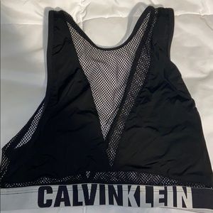 calvin klein sports bra